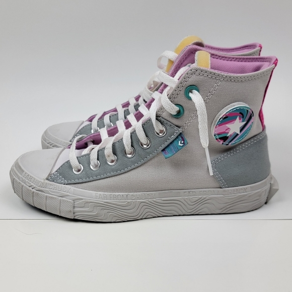 Converse Chuck Taylor All Star Marbled Patch Hi Top Shoes 9 - Picture 9 of 13